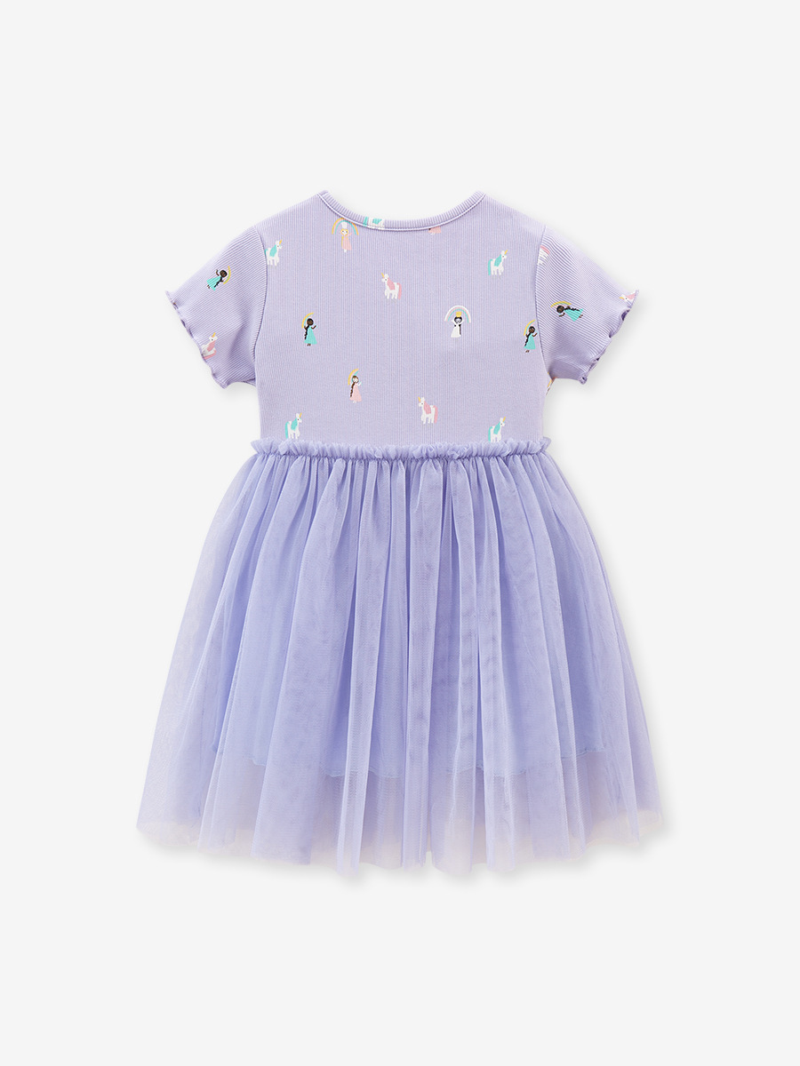 Little Maven Children's Clothing Cartoon Girls Dress Summer Short-sleeved Children's Princess Dress